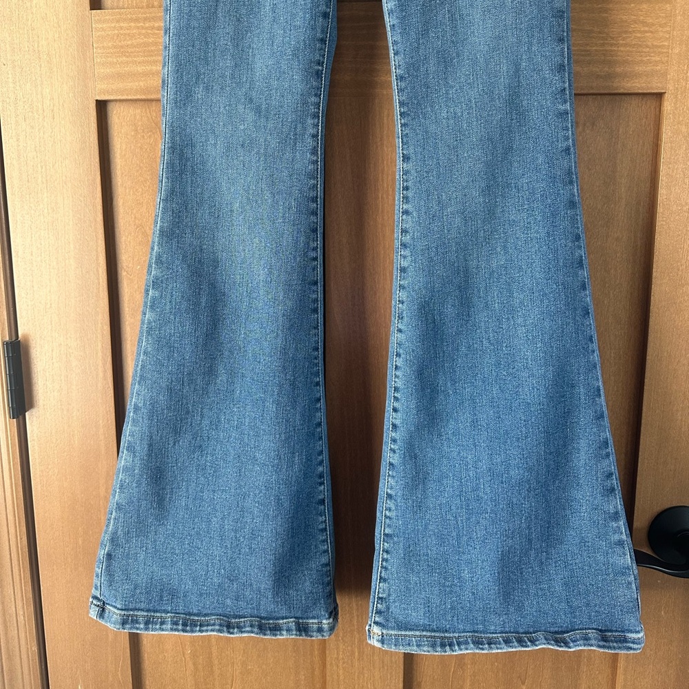 Free People We The Free Jayde Flare Jeans Super High-Rise size 29 - Picture 5 of 16
